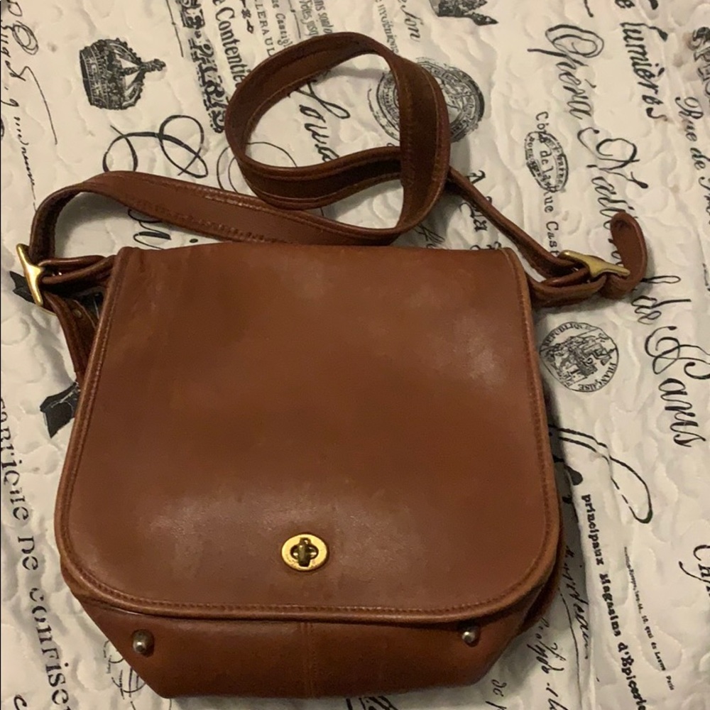 Vintage Leather Coach Purse